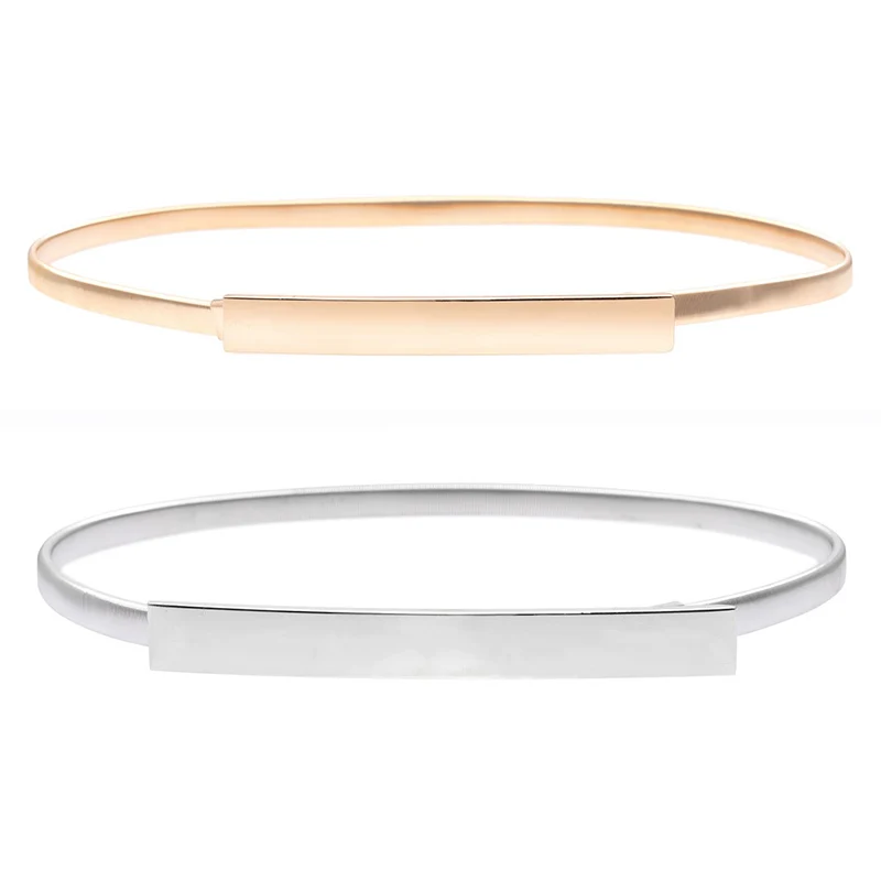 Golden Silver Elastic Waist Chain Decoration Dress Elegant Simple Wild Elastic Thin Belt Woman Belt
Golden Silver Elastic Waist Chain Decoration Dress Elegant Simple Wild Elastic Thin Belt Woman Belt