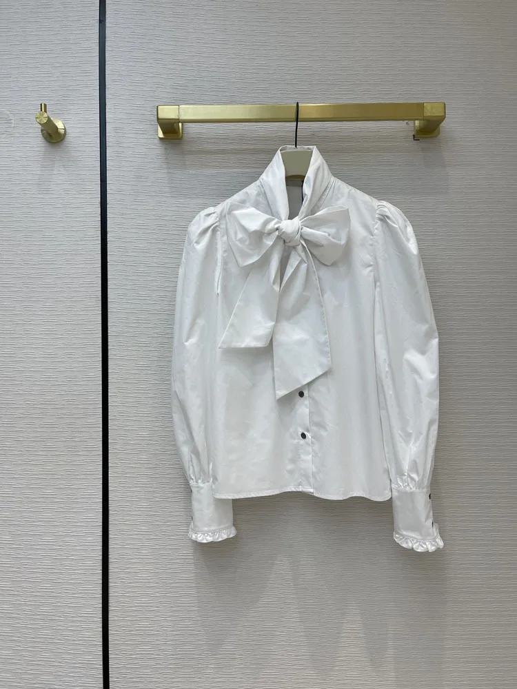 2021 New Dress Sets Hign-end Brand Puff Sleeve Lace-up Bow White Shirt + Luxury Rhinestone High Waist Black Skirt Two Piece Sets
2021 New Dress Sets Hign-end Brand Puff Sleeve Lace-up Bow White Shirt + Luxury Rhinestone High Waist Black Skirt Two Piece Sets