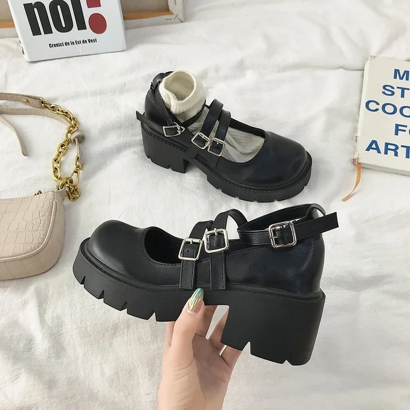 Woman British Style Ankle Boot Anime Kawaii Single Footwear Girl Lolita Cosplay Costume Japanese Students Academy Leather Shoes
Woman British Style Ankle Boot Anime Kawaii Single Footwear Girl Lolita Cosplay Costume Japanese Students Academy Leather Shoes