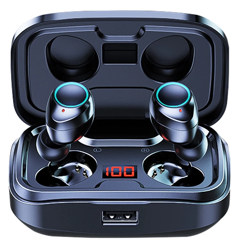 3500mAh TWS Bluetooth 5.0 Earphones 9D Stereo Wireless Headphone Sports Waterproof Earbuds Headsets With Microphone Power Bank
3500mAh TWS Bluetooth 5.0 Earphones 9D Stereo Wireless Headphone Sports Waterproof Earbuds Headsets With Microphone Power Bank