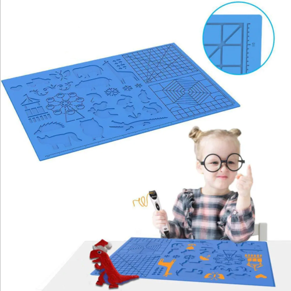 3D Printing Silicone Mat Template Drawing Tools Silicone Pad Geometric Figure Children's Drawing Multi Purpose Soft Silicone Mat
3D Printing Silicone Mat Template Drawing Tools Silicone Pad Geometric Figure Children's Drawing Multi Purpose Soft Silicone Mat