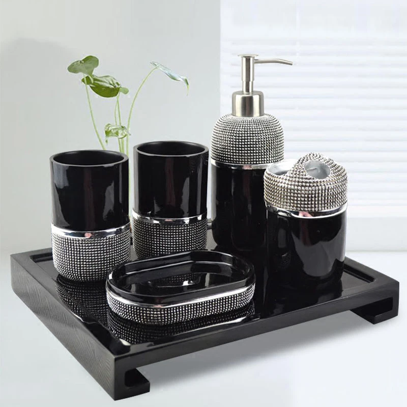 5Pcs Direct marketing modern bathroom creative European wash cup bathroom accessories kit bathroom toothbrush holder set WF
5Pcs Direct marketing modern bathroom creative European wash cup bathroom accessories kit bathroom toothbrush holder set WF