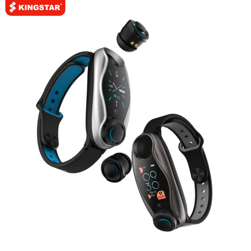 KINGSTAR Fitness Bracelet 2 in 1 Sport Smart Watch Tws Bluetooth Headphone Charging Heart Rate Blood Pressure Monitor Wristband
KINGSTAR Fitness Bracelet 2 in 1 Sport Smart Watch Tws Bluetooth Headphone Charging Heart Rate Blood Pressure Monitor Wristband
