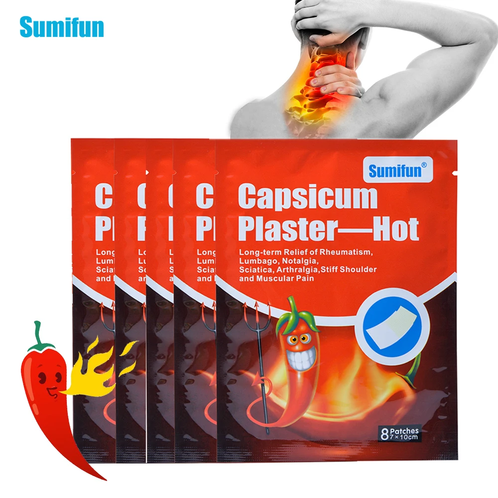 16/48Pcs Hot Capsicum Pain Relief Plaster Back Shoulder Neck Arthritis Joints Orthopedic Chilli Patch Health Care Body Massage
16/48Pcs Hot Capsicum Pain Relief Plaster Back Shoulder Neck Arthritis Joints Orthopedic Chilli Patch Health Care Body Massage