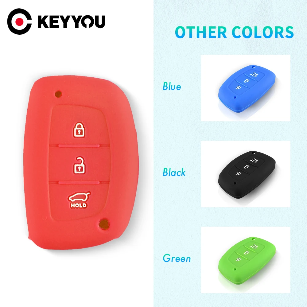 KEYYOU 3 Buttons Silicone Car Key Cover Case For Hyundai IX25 IX35 IX45 Solaris Elantra Accent MISTRA Smart Remote Flip Key Case
KEYYOU 3 Buttons Silicone Car Key Cover Case For Hyundai IX25 IX35 IX45 Solaris Elantra Accent MISTRA Smart Remote Flip Key Case
