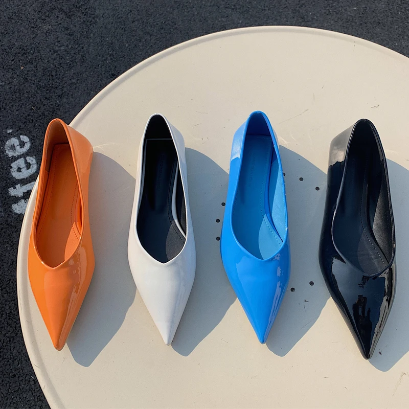 2021 Women Flats Fashion Shallow Loafers Sandals Shoes Woman Pointed Toe Slip On Mules Career Oxford Ballet Shoes Female Flats
2021 Women Flats Fashion Shallow Loafers Sandals Shoes Woman Pointed Toe Slip On Mules Career Oxford Ballet Shoes Female Flats