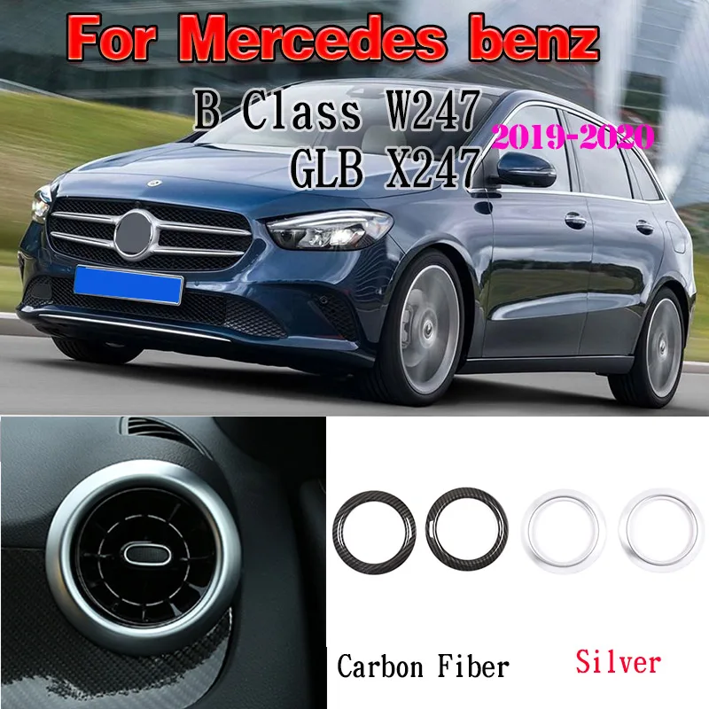 Для Mercedes Benz B GLB Class W247 X247 B200 2019-2020 АБС-пластик, хром/углеродное волокно, боковое кольцо для выхода воздуха, интерьерные автомобильные аксессуа...
Для Mercedes Benz B GLB Class W247 X247 B200 2019-2020 АБС-пластик, хром/углеродное волокно, боковое кольцо для выхода воздуха, интерьерные автомобильные аксессуа...