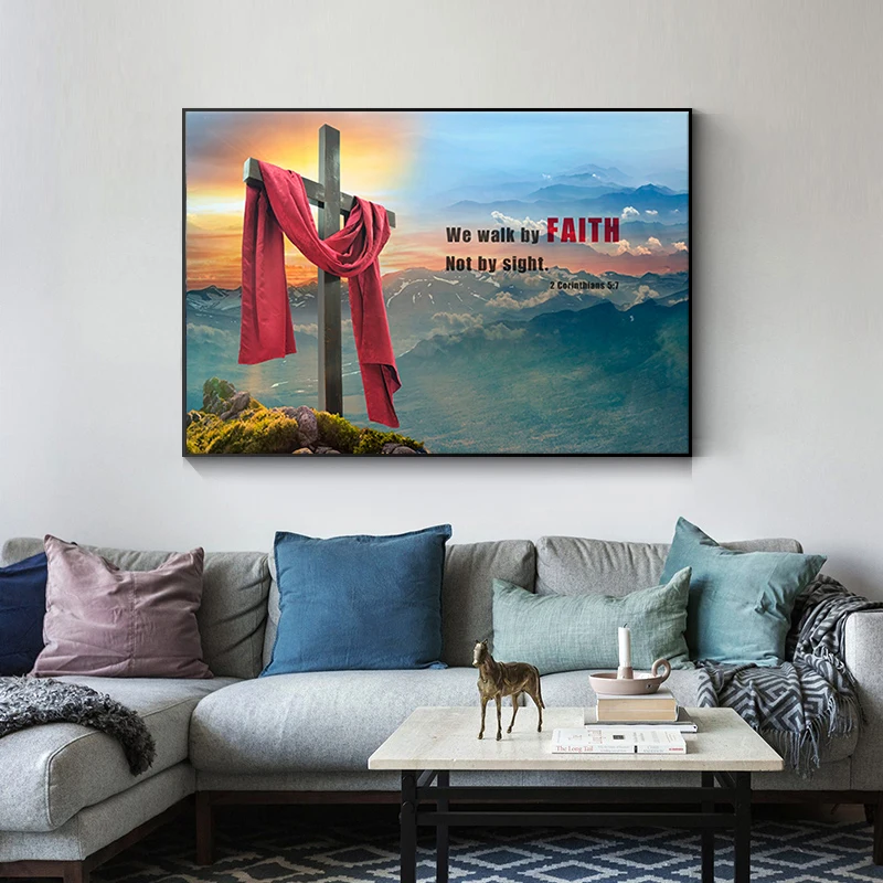 Modern Christian Landscape Posters Print Picture Motivational Wall Art Inspirational Canvas Paintings for Living Room Home Decor
Modern Christian Landscape Posters Print Picture Motivational Wall Art Inspirational Canvas Paintings for Living Room Home Decor