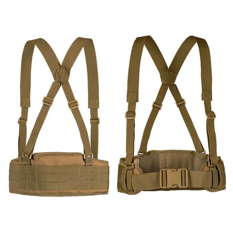 

Tactical Molle Belt Men's Army Special War 1000D Nylon Military Belt Convenient Combat Girdle EAS H-shaped Waistband Accessories