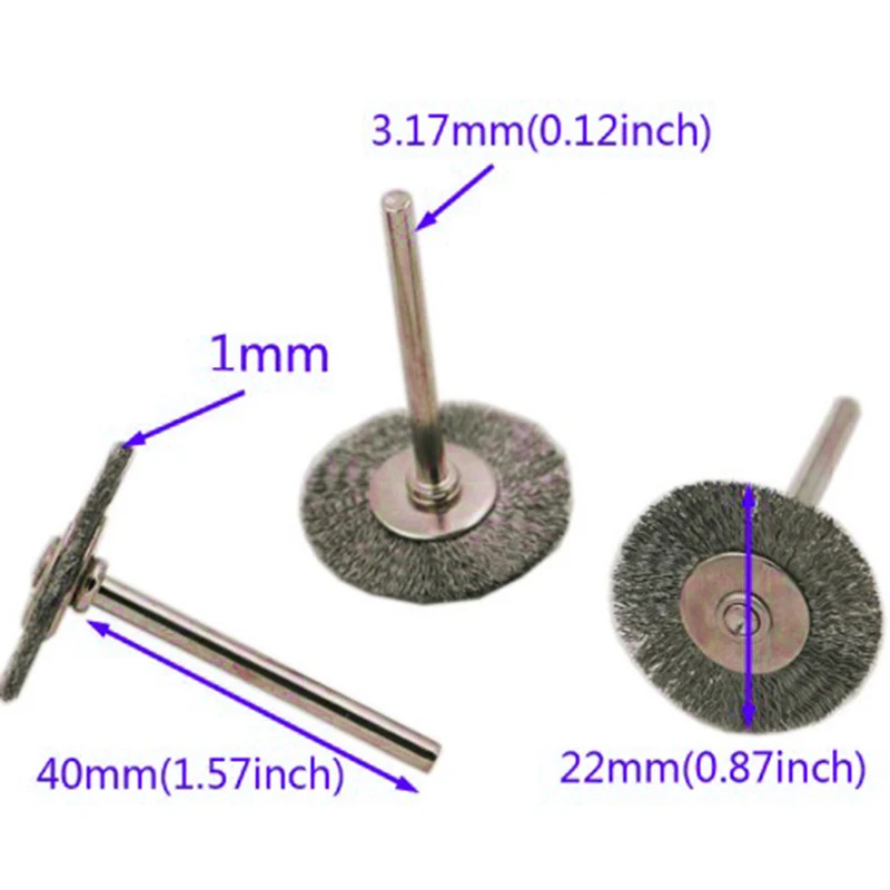 20pcs StainlessSteel Wire Wheel Brushes Set For Drill Grinder Polishing Brush Suitable For Descaling, Descaling And Carbon
20pcs StainlessSteel Wire Wheel Brushes Set For Drill Grinder Polishing Brush Suitable For Descaling, Descaling And Carbon