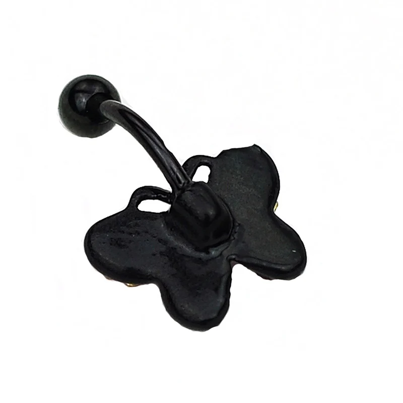 Black Pink Butterfly Belly Button Rings Anti-allergy Stainless Steel Navel Ring
Black Pink Butterfly Belly Button Rings Anti-allergy Stainless Steel Navel Ring