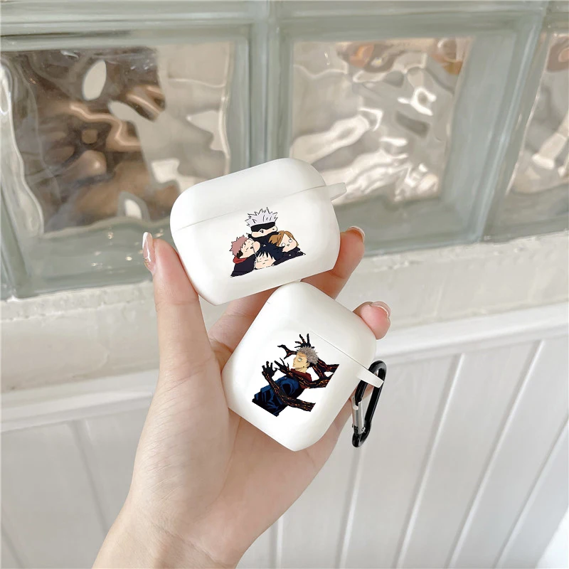 Japanese anime Jujutsu Kaisen Gojou Soft silicone TPU Case For AirPods Pro 1 2 3 White Wireless Bluetooth Earphone Box Cover
Japanese anime Jujutsu Kaisen Gojou Soft silicone TPU Case For AirPods Pro 1 2 3 White Wireless Bluetooth Earphone Box Cover