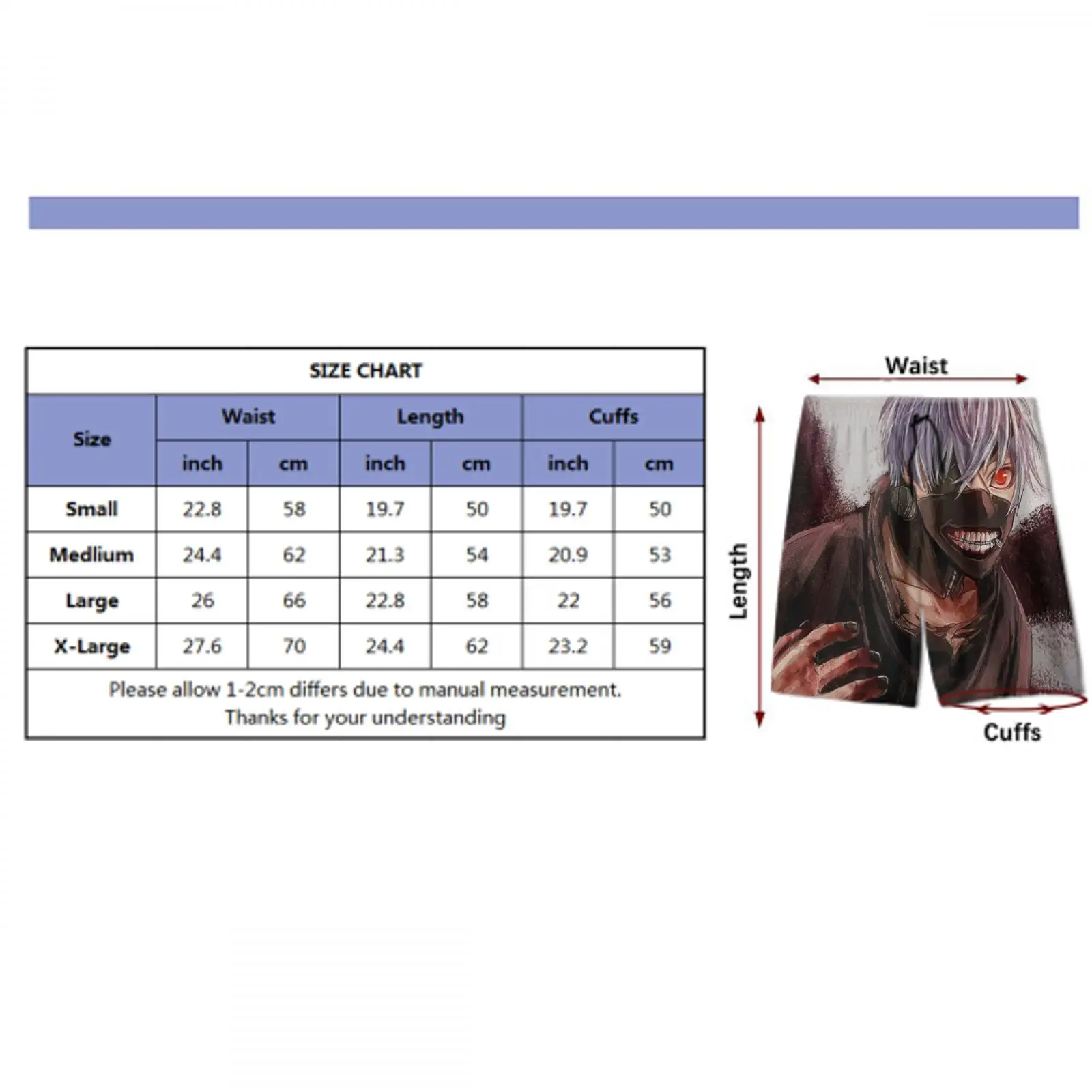 brand tokyo ghoul loose beach shorts funny boys/girls Sports panties tokyo ghoul eye boys/girls panties
brand tokyo ghoul loose beach shorts funny boys/girls Sports panties tokyo ghoul eye boys/girls panties