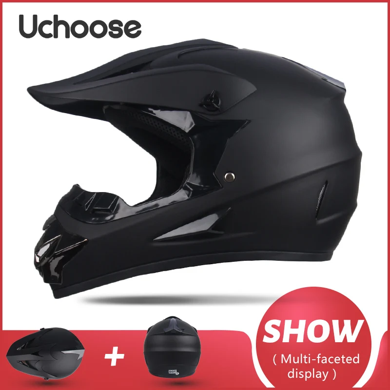 Мотоциклетный шлем UCHOOSE, профессиональный шлем для мотокросса, для езды по бездорожью, Аксессуары для детского мотоцикла, квадроцикла
Мотоциклетный шлем UCHOOSE, профессиональный шлем для мотокросса, для езды по бездорожью, Аксессуары для детского мотоцикла, квадроцикла