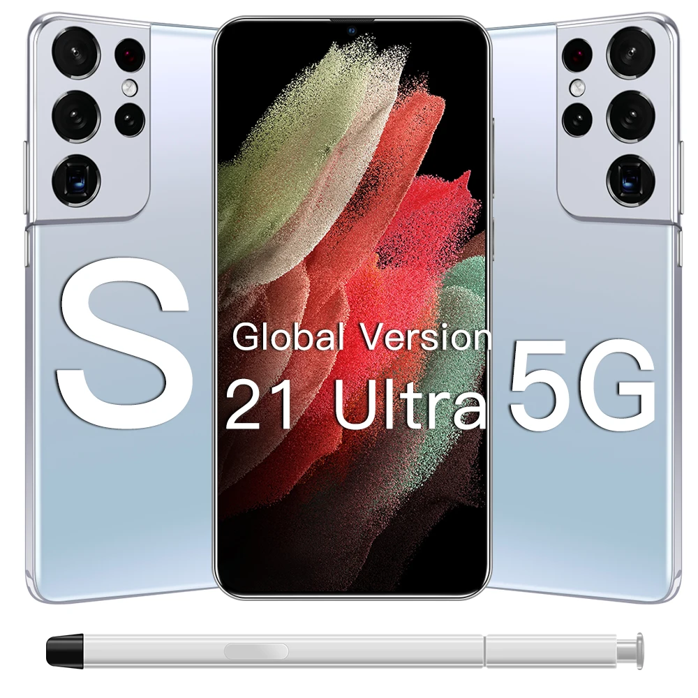 Global New Version 6.7" Galay S21 Ultra 5G Real Smartphone Qualcomm888 6800mAh 32MP+50MP Face ID Android 16GB+512GB Unlock Phone
Global New Version 6.7" Galay S21 Ultra 5G Real Smartphone Qualcomm888 6800mAh 32MP+50MP Face ID Android 16GB+512GB Unlock Phone