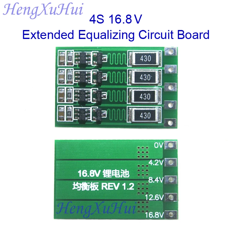 4S 16.8V Li-ion Battery Extended Equalized Charging PCB Board Equalized Charging Current 100mA 300mA optional
4S 16.8V Li-ion Battery Extended Equalized Charging PCB Board Equalized Charging Current 100mA 300mA optional