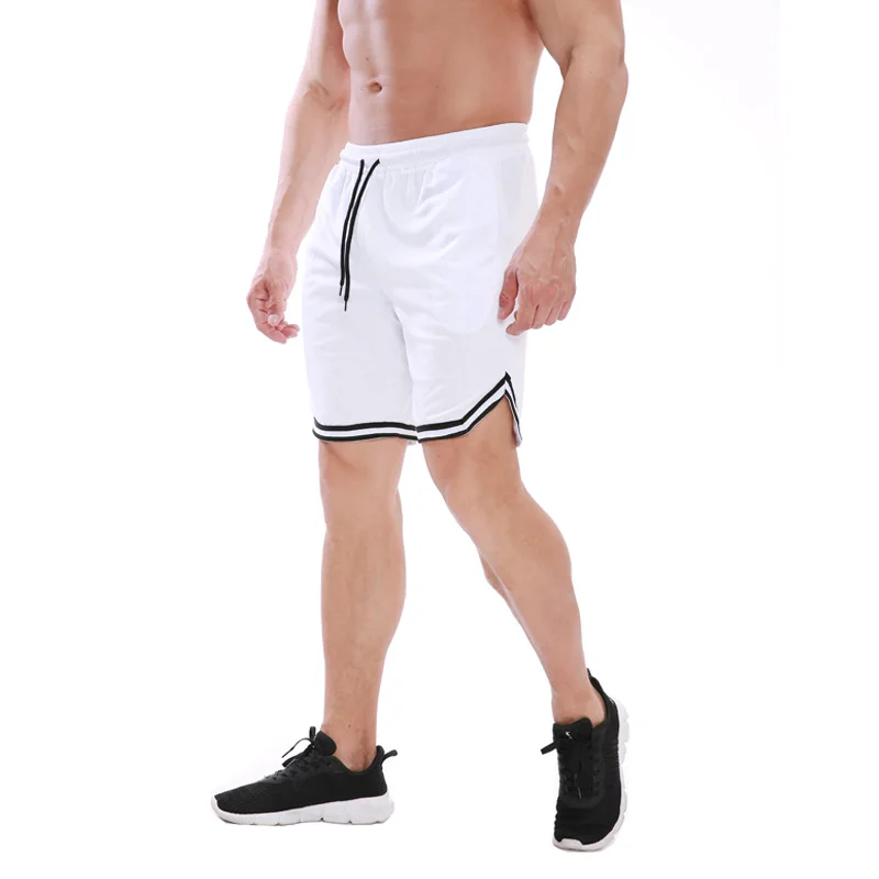 Мужские быстросохнущие шорты для бодибилдинга летние спортивные бега длиной до