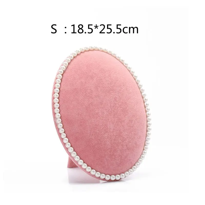 Velvet Oval Earrings Necklace Bracelet Pearl Jewelry Display Organizer Holder E15E
Velvet Oval Earrings Necklace Bracelet Pearl Jewelry Display Organizer Holder E15E