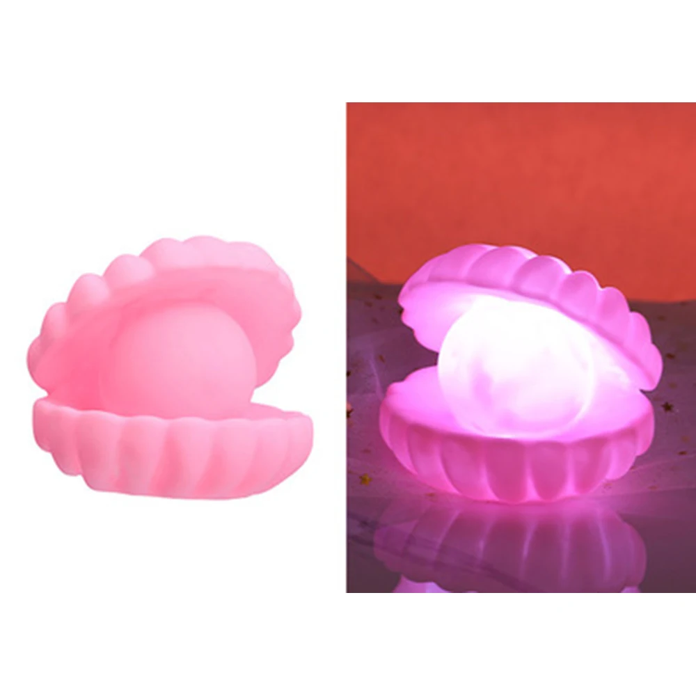 Pearl Shell LED Night Light Bedside Lamp Night Decoration Bedside Desktop Ornaments Luminous Children's Toys Gifts For Kids
Pearl Shell LED Night Light Bedside Lamp Night Decoration Bedside Desktop Ornaments Luminous Children's Toys Gifts For Kids