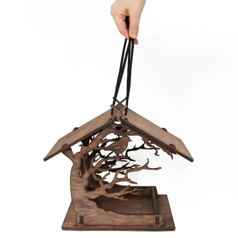 Bird Feeder Wooden Garden Decor Wild Bird Feed Dispenser Outdoor Hanging Birdhouses Pet Bird Feeder Yard Garden Decoration
Bird Feeder Wooden Garden Decor Wild Bird Feed Dispenser Outdoor Hanging Birdhouses Pet Bird Feeder Yard Garden Decoration