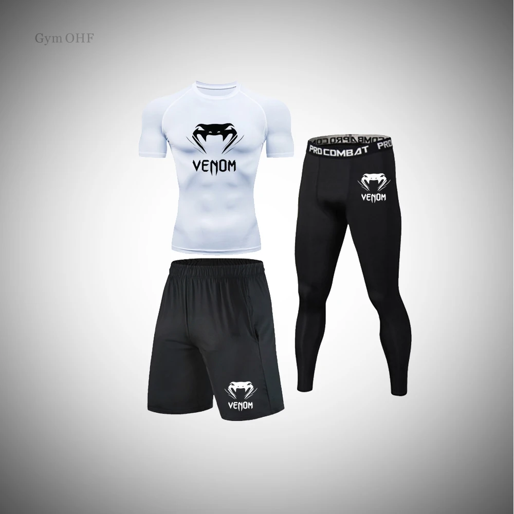 Men's Elastic Compression Outdoor Sports Suit Training Tights Fitness Gym Jogging Suit Sports T-Shirt Rashguard
Men's Elastic Compression Outdoor Sports Suit Training Tights Fitness Gym Jogging Suit Sports T-Shirt Rashguard