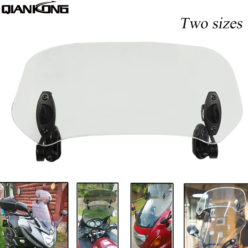 Uinversal Motorcycle Wind Deflector Windscreen Windshield for DUCATL 996/998/B/S/R 1998-2003 HONDA CBR400/NC23/NC29 1985-2004
Uinversal Motorcycle Wind Deflector Windscreen Windshield for DUCATL 996/998/B/S/R 1998-2003 HONDA CBR400/NC23/NC29 1985-2004