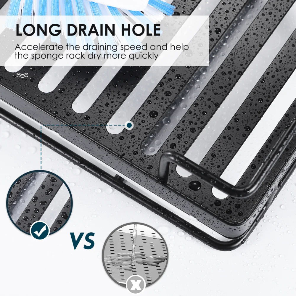 HOMEMAXS Kitchen Sink Organizer Stainless Steel Dish Kitchen Utensils Holder Sponge Brush Rack with Drain Pan for Home Kitchen
HOMEMAXS Kitchen Sink Organizer Stainless Steel Dish Kitchen Utensils Holder Sponge Brush Rack with Drain Pan for Home Kitchen