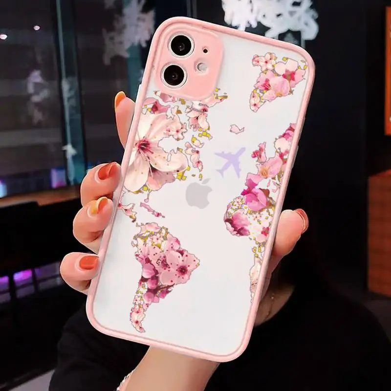 World Map Travel art design pattern Phone Cases matte transparent For iphone 7 8 11 12 plus mini x xs xr pro max cover
World Map Travel art design pattern Phone Cases matte transparent For iphone 7 8 11 12 plus mini x xs xr pro max cover