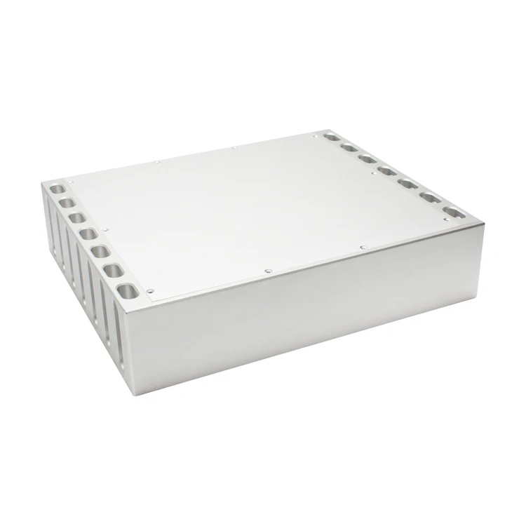 DIY BOX 430*358*100MM Non-porous 149 All-aluminum Luxury Class A Post-stage Amplifier Amplifier Chassis DIY House Enclosure 
DIY BOX 430*358*100MM Non-porous 149 All-aluminum Luxury Class A Post-stage Amplifier Amplifier Chassis DIY House Enclosure