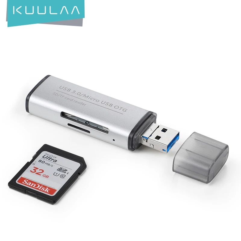 KUULAA All in One Memory Card Reader MINI USB 3.0 OTG Micro SD/SDXC TF Card Reader Adapter for PC Laptop Computer
KUULAA All in One Memory Card Reader MINI USB 3.0 OTG Micro SD/SDXC TF Card Reader Adapter for PC Laptop Computer