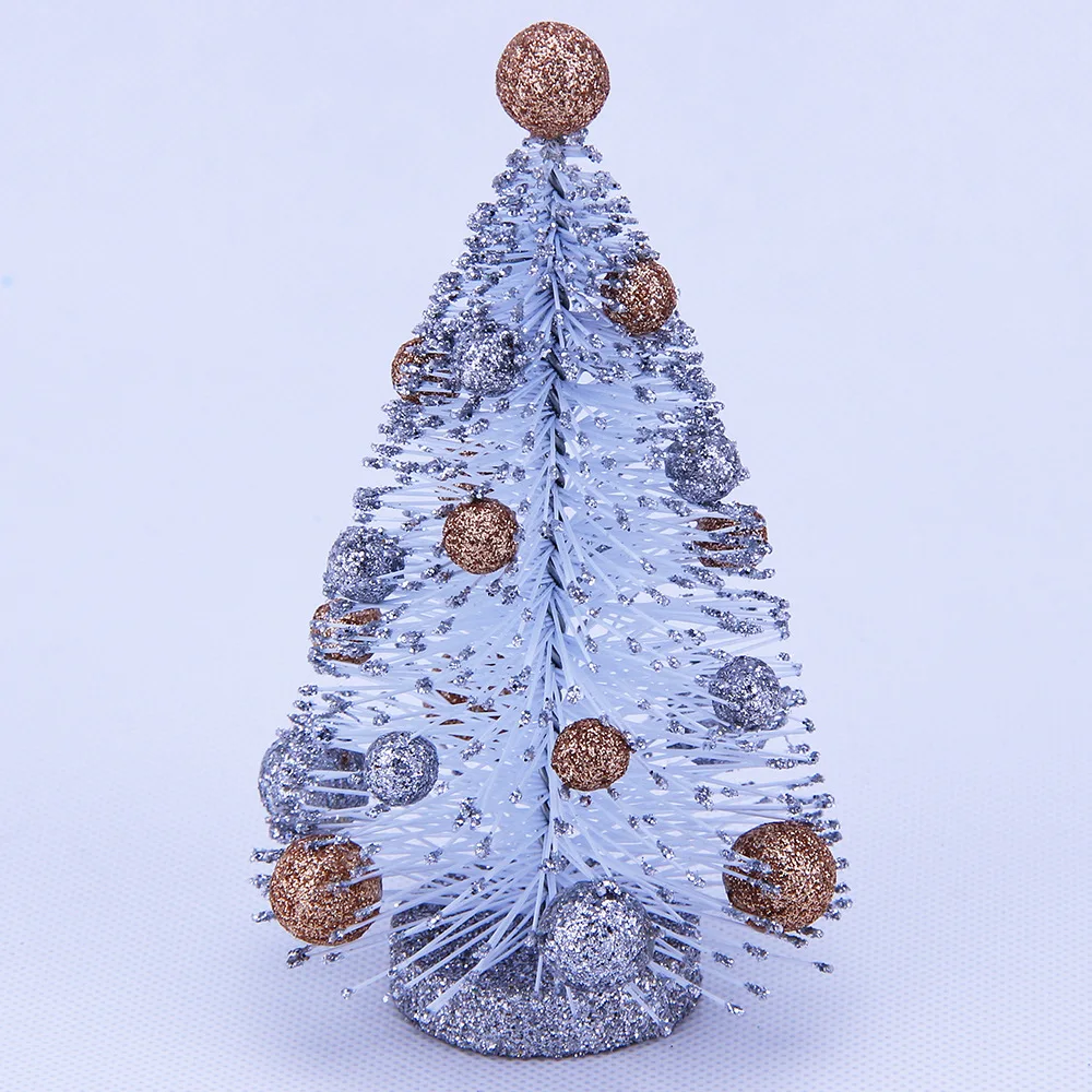 Simulation PVC Mini Pine Needles Christmas Tree Gold And Silver Christmas Balls Home Improvement Desktop Ornaments
Simulation PVC Mini Pine Needles Christmas Tree Gold And Silver Christmas Balls Home Improvement Desktop Ornaments