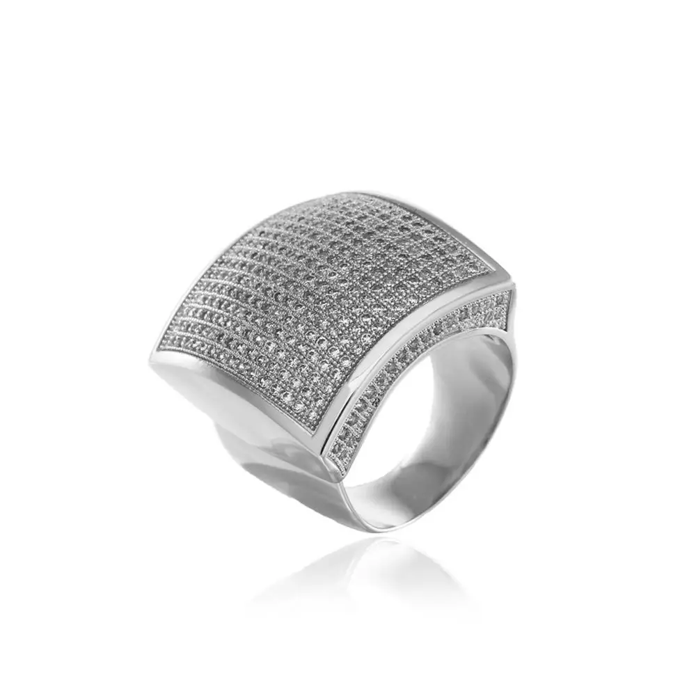 Zciti Micro Pave Iced Out Luxury Zircon Ring Men Free Size Adjustable Bling Bling Silver Color Mens Hip Hop Fashion Jewelry Gift
Zciti Micro Pave Iced Out Luxury Zircon Ring Men Free Size Adjustable Bling Bling Silver Color Mens Hip Hop Fashion Jewelry Gift