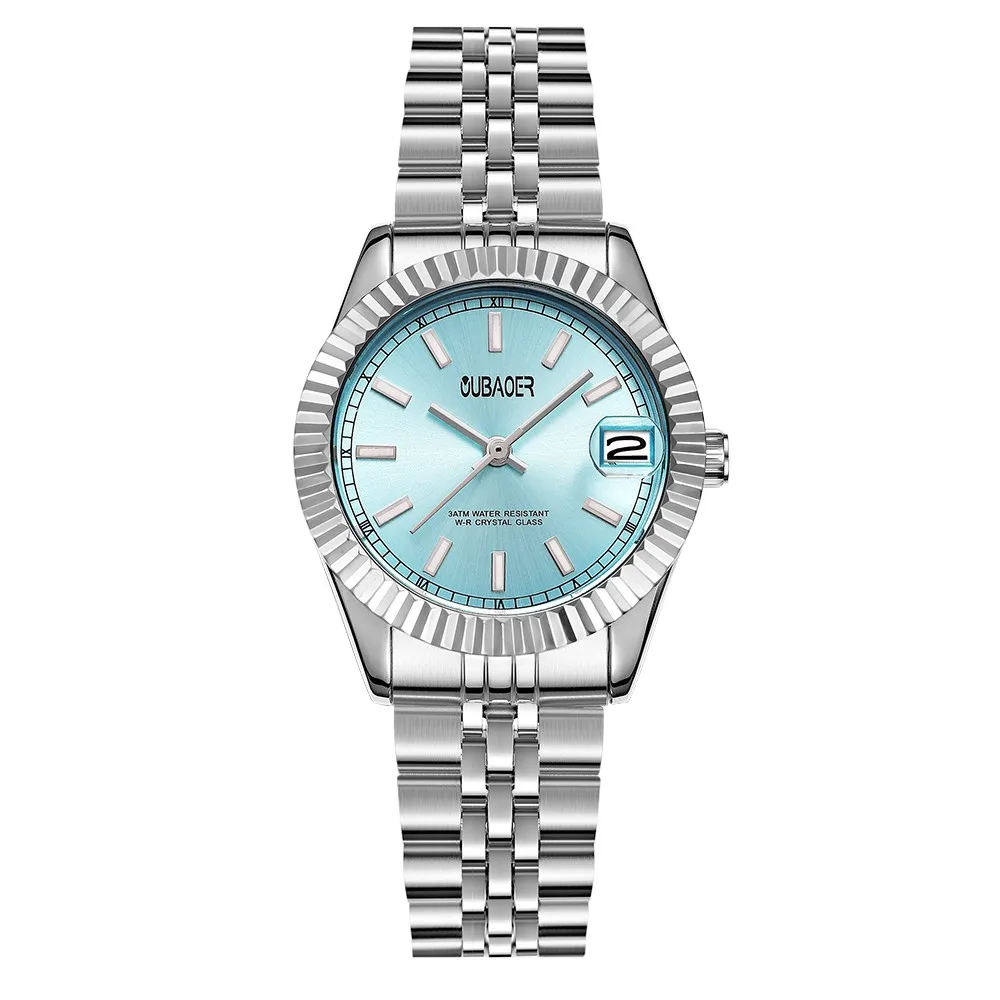 Fashion Luxury Stainless Steel Women Watches Quartz 3ATM Water-resistant Casual Woman Wristwatch Calendar
Fashion Luxury Stainless Steel Women Watches Quartz 3ATM Water-resistant Casual Woman Wristwatch Calendar