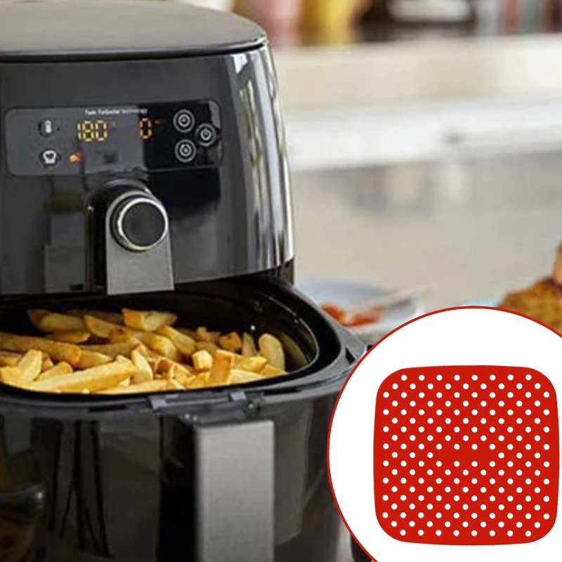 Household Kitchen Non-slip Air Fryer Liner Pad Silicone Reusable Food Basket Tray Steamer Linings For Baking Cooking Accessories
Household Kitchen Non-slip Air Fryer Liner Pad Silicone Reusable Food Basket Tray Steamer Linings For Baking Cooking Accessories