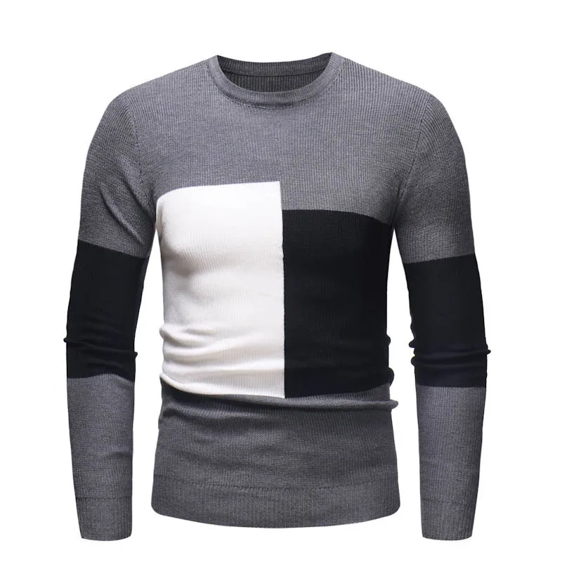 2021 Autumn Men Sweater Winter Thick Warm Sweaters Fashion Color Matching Pullovers Men Brand Crew Neck Sweater Bottoming Shirt
2021 Autumn Men Sweater Winter Thick Warm Sweaters Fashion Color Matching Pullovers Men Brand Crew Neck Sweater Bottoming Shirt