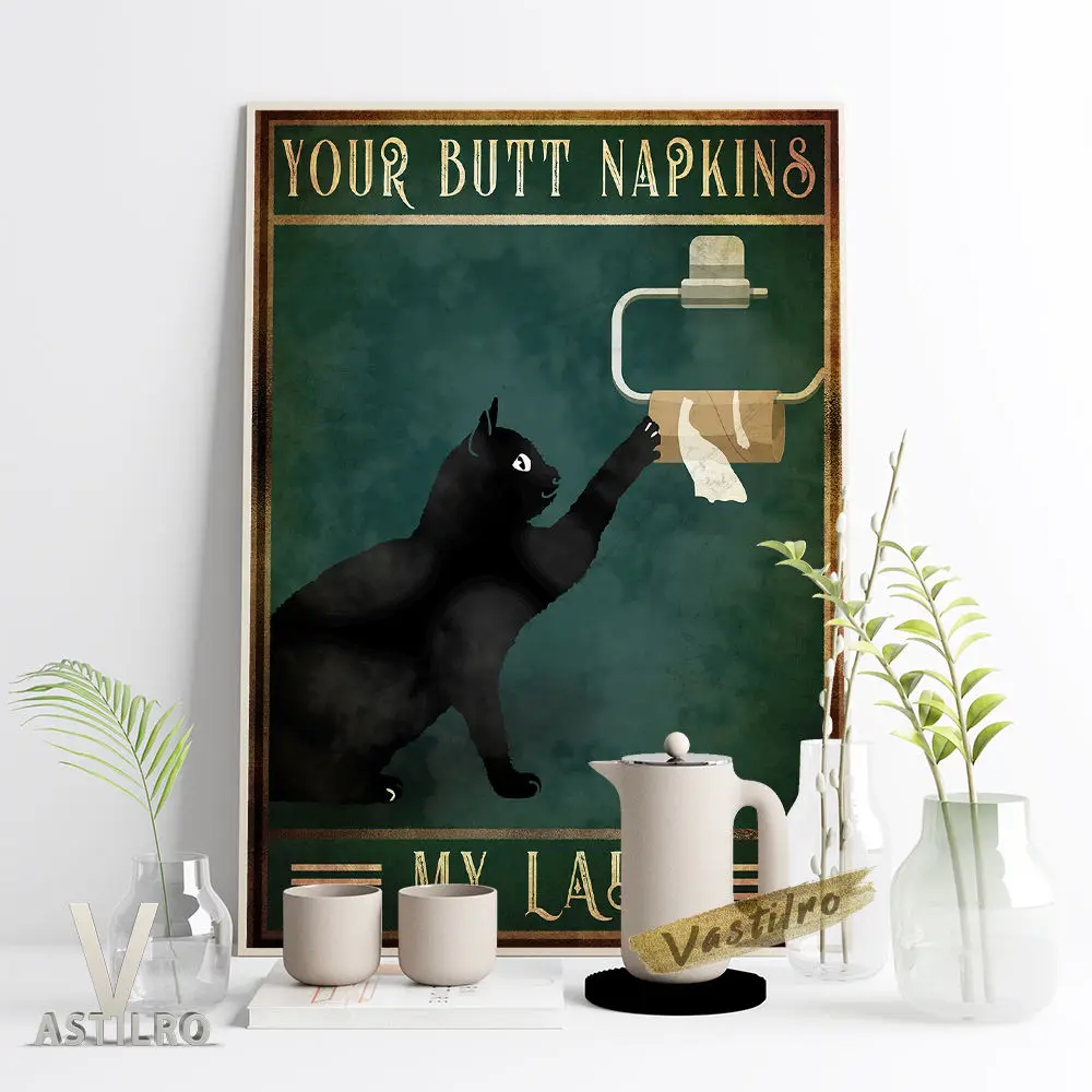 Lovely Cat Illustration Toilet Poster Humor Funny Restroom Print Picture Canvas Painting Aniaml Lovers Gift Bathroom Home Decor
Lovely Cat Illustration Toilet Poster Humor Funny Restroom Print Picture Canvas Painting Aniaml Lovers Gift Bathroom Home Decor