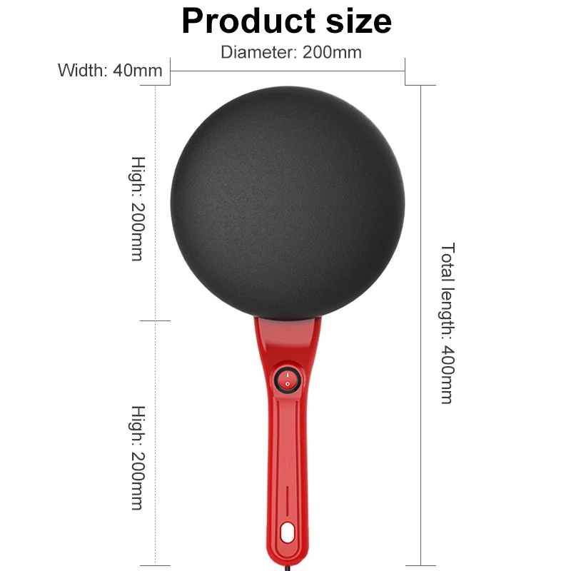 Electric Crepe Maker 220V Pancake Machine Household Non-Stick Griddle Baking Pan Cake Machine Kitchen Cooking Tools
Electric Crepe Maker 220V Pancake Machine Household Non-Stick Griddle Baking Pan Cake Machine Kitchen Cooking Tools