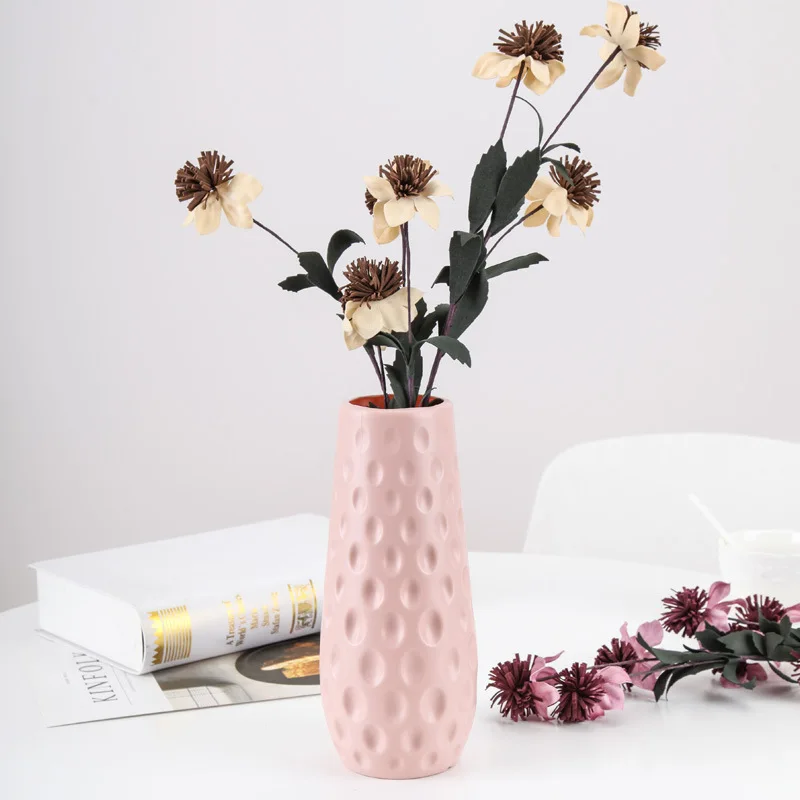 Factory Direct Sales Plastic Vase European Style Color Decorative Vase Dried Flower Plant Flower Arranging Vase
Factory Direct Sales Plastic Vase European Style Color Decorative Vase Dried Flower Plant Flower Arranging Vase