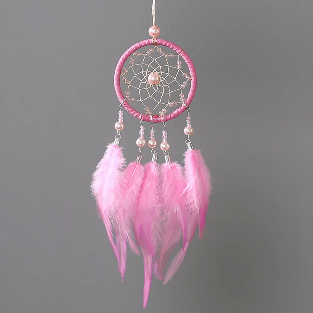 Handmade Woven DreamCatcher Feather Lace Wind Chimes Ornaments Dreamcatcher For Girls Home Bedroom Hanging Ornament
Handmade Woven DreamCatcher Feather Lace Wind Chimes Ornaments Dreamcatcher For Girls Home Bedroom Hanging Ornament