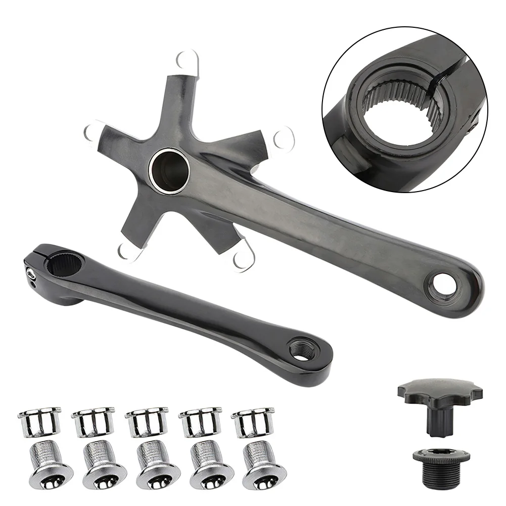 Bike Crank Set 130 BCD with 170mm Crank Chainring Bolts Compatible with Single/Dual Crankset Mountain Bike Road Bike Accessories
Bike Crank Set 130 BCD with 170mm Crank Chainring Bolts Compatible with Single/Dual Crankset Mountain Bike Road Bike Accessories