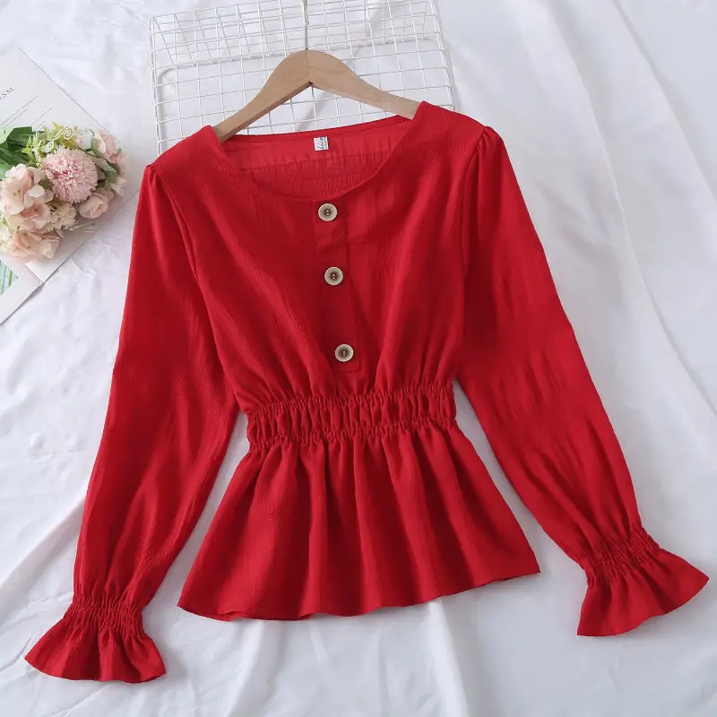 Elegant Style Tunic White Shirt Women Ruffles Puff Sleeve Top Solid Color Chiffon Ladies Blouse Casual 2021 Korean Fashion
Elegant Style Tunic White Shirt Women Ruffles Puff Sleeve Top Solid Color Chiffon Ladies Blouse Casual 2021 Korean Fashion
