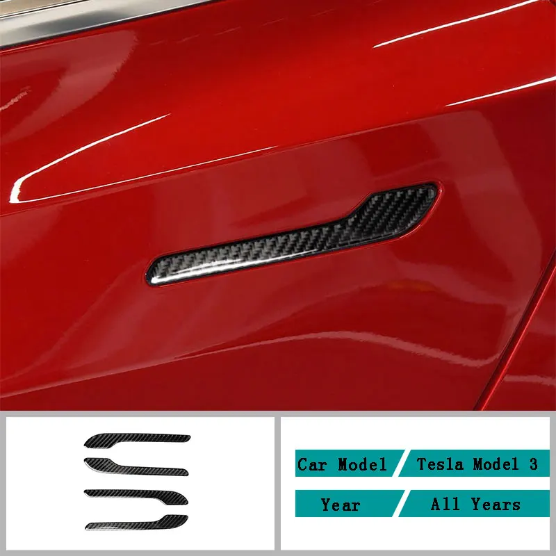 Carbon Fiber Car Accessories Interior Door Handle Frame Decoration Protective Cover Trim Stickers For Tesla Model 3 All Years
Carbon Fiber Car Accessories Interior Door Handle Frame Decoration Protective Cover Trim Stickers For Tesla Model 3 All Years