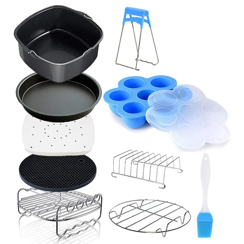 Air Fryer Accessories Compatible for Air Fryer, COSORI and Deluxe Deep Fryer Accessories Set of 12-6.5
Air Fryer Accessories Compatible for Air Fryer, COSORI and Deluxe Deep Fryer Accessories Set of 12-6.5