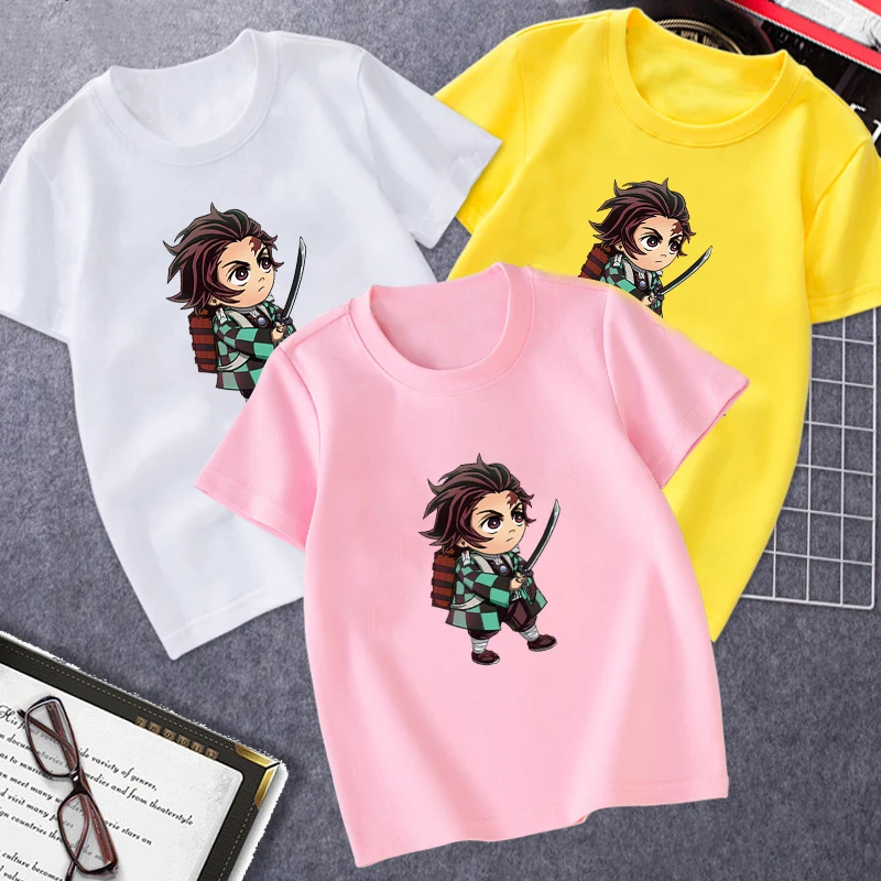 Children's Clothing Boys Japanese Anime Demon Slayer Cartoon Printed Cotton Summer Tshirt Good Quality T-Shirt For Girls
Children's Clothing Boys Japanese Anime Demon Slayer Cartoon Printed Cotton Summer Tshirt Good Quality T-Shirt For Girls