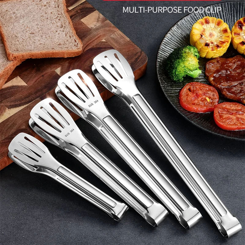 Щипцы для еды из нержавеющей стали SUS304, кухонный зажим для барбекю, гриля, хлеба, салата, предметы интерьера 
Щипцы для еды из нержавеющей стали SUS304, кухонный зажим для барбекю, гриля, хлеба, салата, предметы интерьера