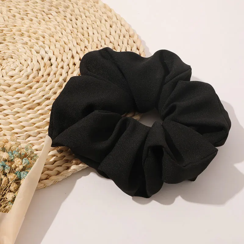 Oversized Scrunchies For Women Solid Chiffon Hair Scrunchie Hair Rubber Bands Elastic Hair Ties Accessories Ponytail Holder 
Oversized Scrunchies For Women Solid Chiffon Hair Scrunchie Hair Rubber Bands Elastic Hair Ties Accessories Ponytail Holder