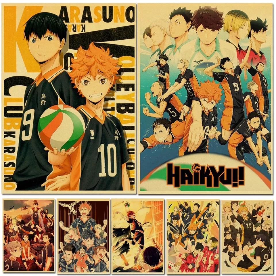 Classic Japanese Animation Haikyuu!! Retro Cloth Painting Poster Oil Painting Printing Home Room Art Printing Wall Painting
Classic Japanese Animation Haikyuu!! Retro Cloth Painting Poster Oil Painting Printing Home Room Art Printing Wall Painting