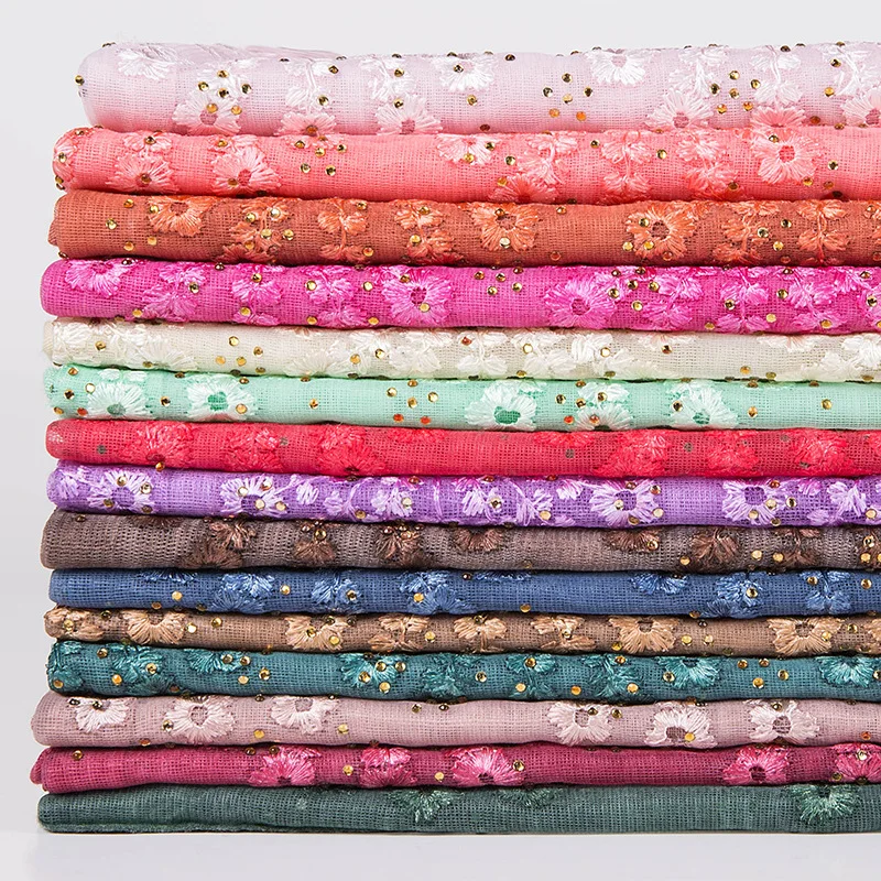 Trendy Women's Hijab Scarves Wrap Luxury Diamonds foulard Muslim Headscarf Exquisite Lace Patchwork Glitter Long Shawl Turban 
Trendy Women's Hijab Scarves Wrap Luxury Diamonds foulard Muslim Headscarf Exquisite Lace Patchwork Glitter Long Shawl Turban