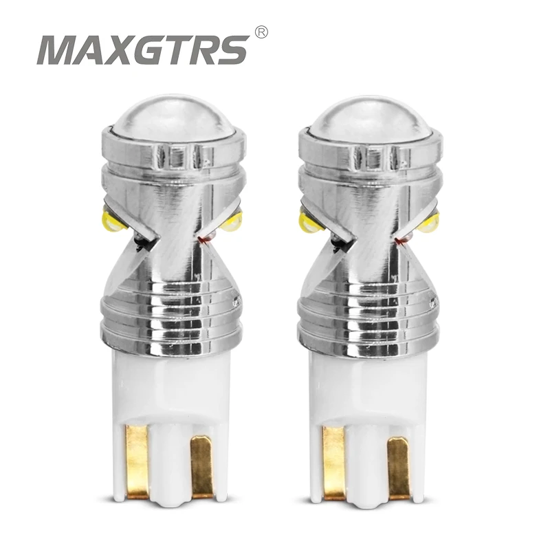 2x высокой мощности T10 W5W 15 Вт 194 168 Cree чип XP E белая Светодиодный ная лампа DRL