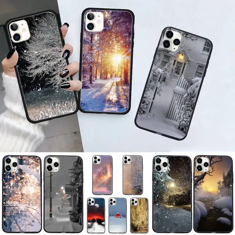 Landscape Winter Light Snow Phone Case for iPhone 11 12 mini pro XS MAX 8 7 6 6S Plus X 5S SE 2020 XR shell 
Landscape Winter Light Snow Phone Case for iPhone 11 12 mini pro XS MAX 8 7 6 6S Plus X 5S SE 2020 XR shell